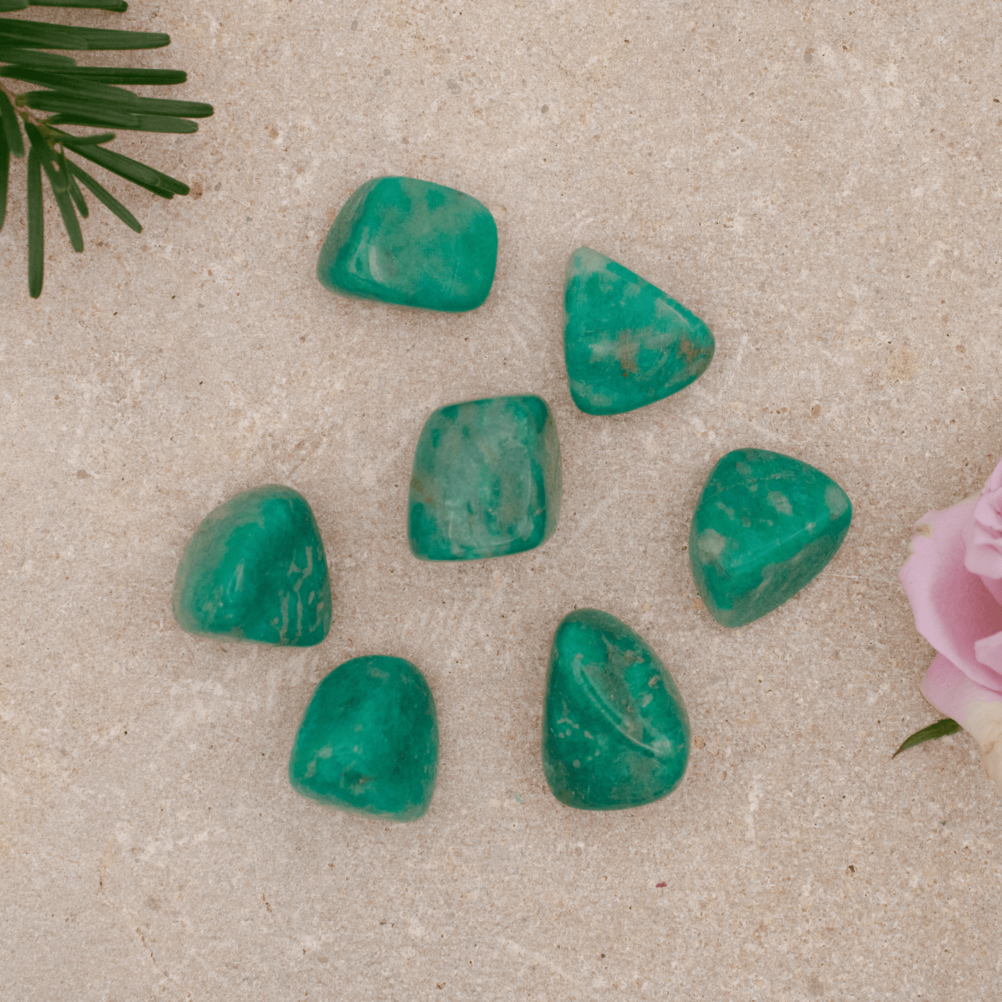 Dark Amazonite Tumbled Crystal