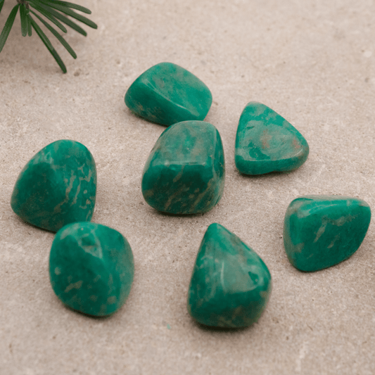 Dark Amazonite Tumbled Crystal