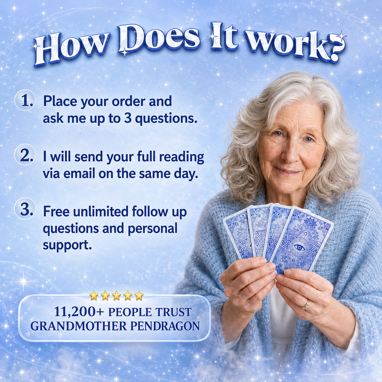 Full Psychic Reading by Grandmother Pendragon