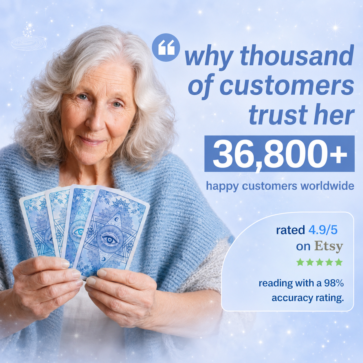 Full Psychic Reading by Grandmother Pendragon