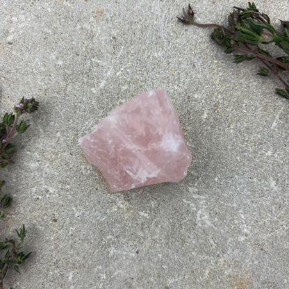 Raw Rose Quartz Crystal