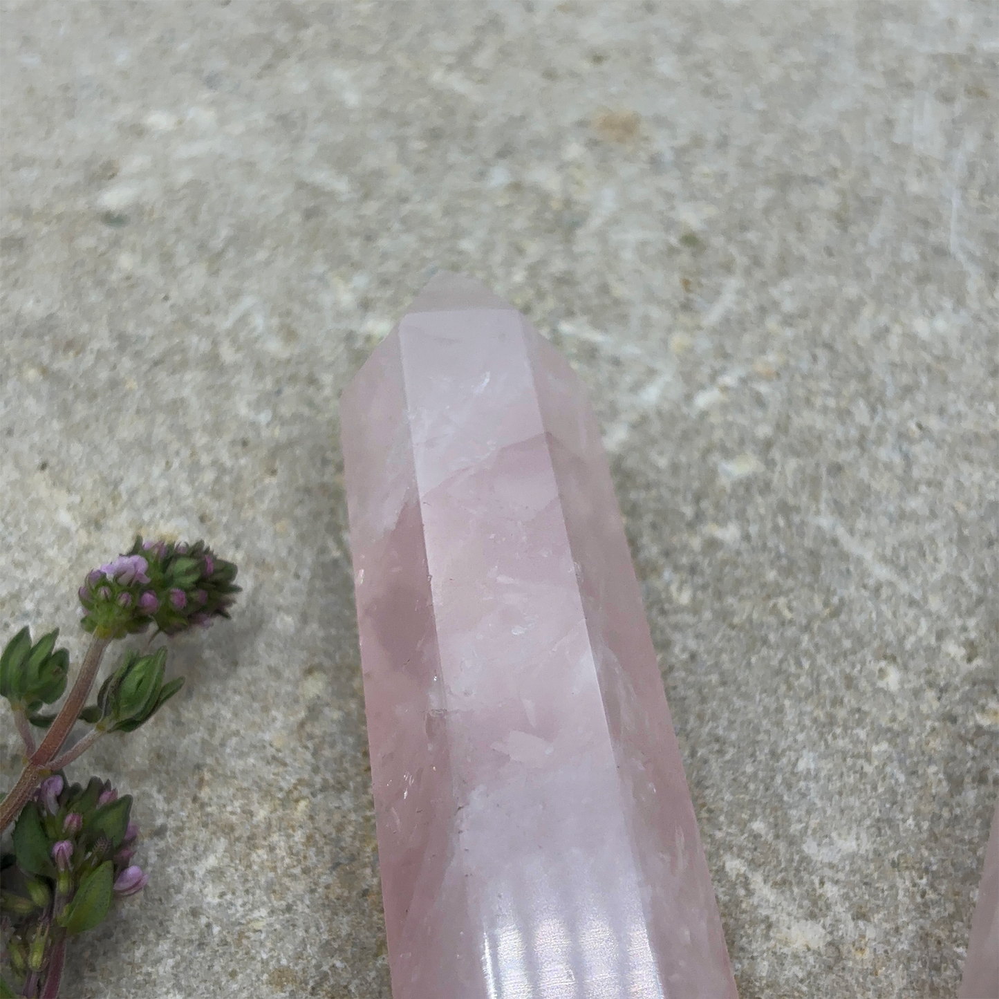 Rose Quartz Tower Crystal