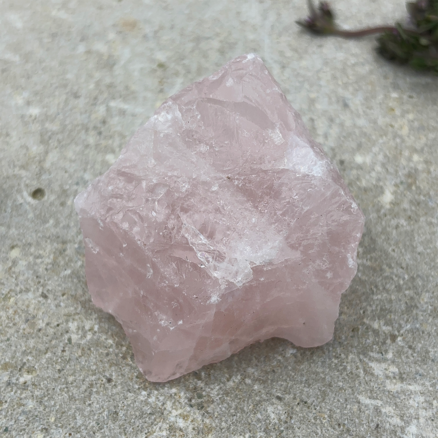 Raw Rose Quartz Crystal