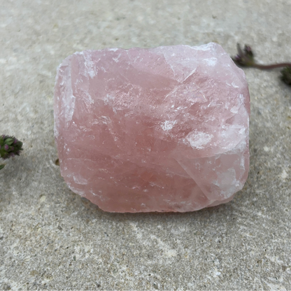 Raw Rose Quartz Crystal